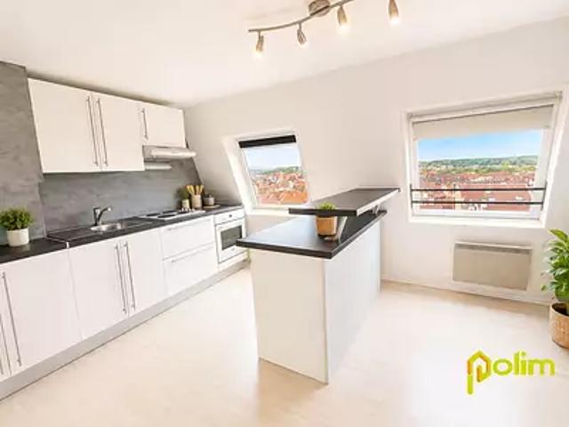 Pont à Mousson 54700 Achat / Vente appartement 2 pièces t2 au dernier étage