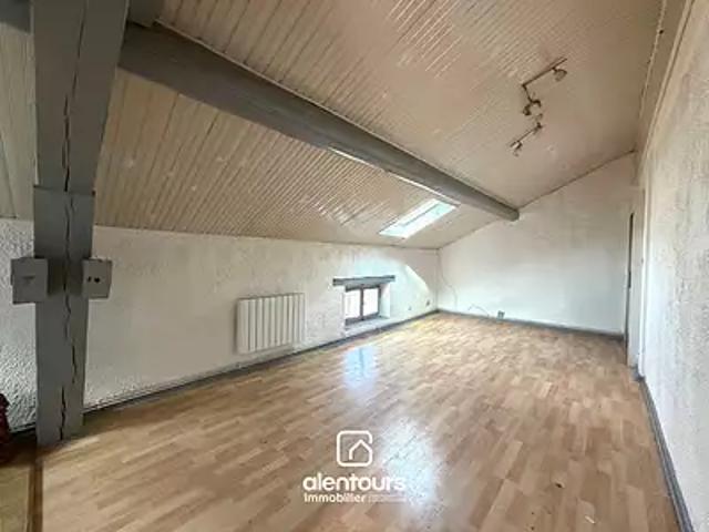 Pont à Mousson 54700 Achat / Vente appartement 2 pièces t2 au dernier étage