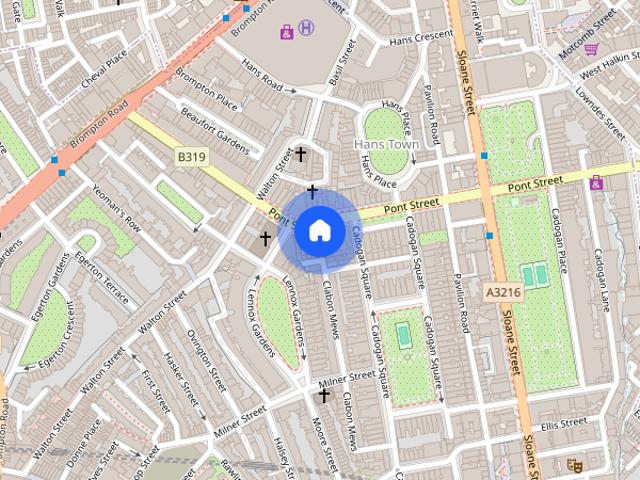 Pont Street, Knightsbridge, London, SW1X