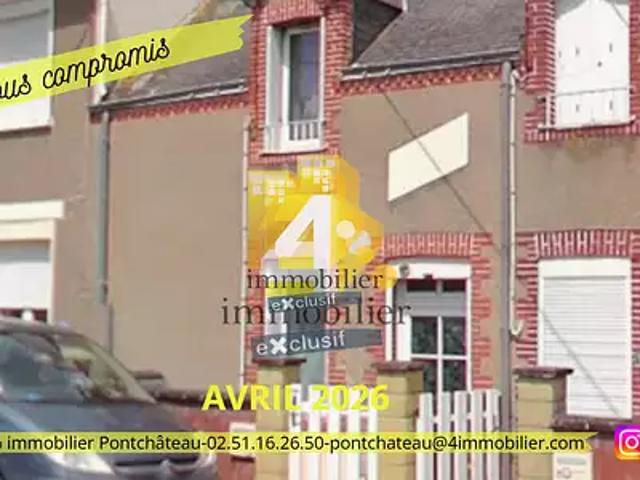 Pontchâteau 44160 Achat / Vente maison 3 pièces t3 au dernier étage