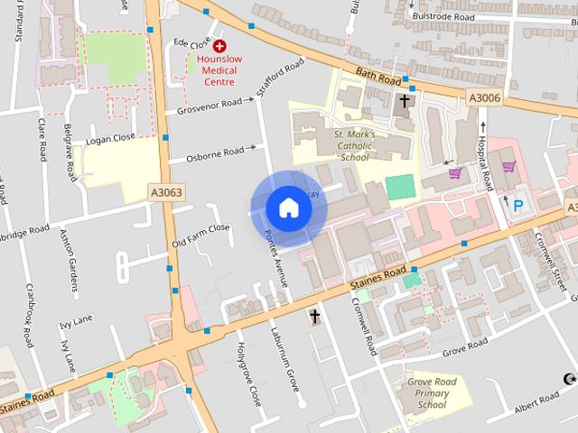 Pontes Avenue, Hounslow, Greater London, TW3