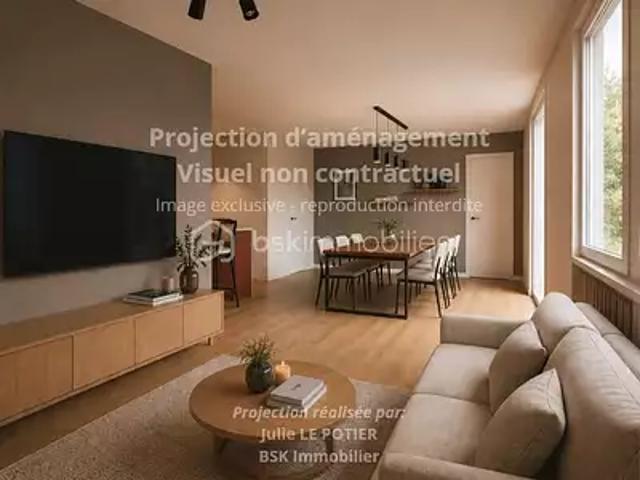 Pontivy 56300 Achat / Vente maison 6 pièces t6 cave