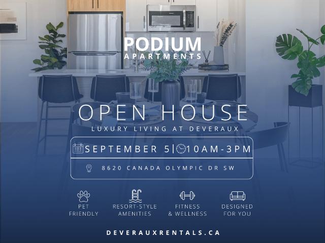 Podium Apartments 1 Bedroom Apartment for Rent at 8620 Canada Olympic Dr Sw, Calgary, AB T3B