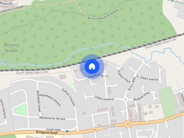 Poets Way, Llanharan, Pontyclun
