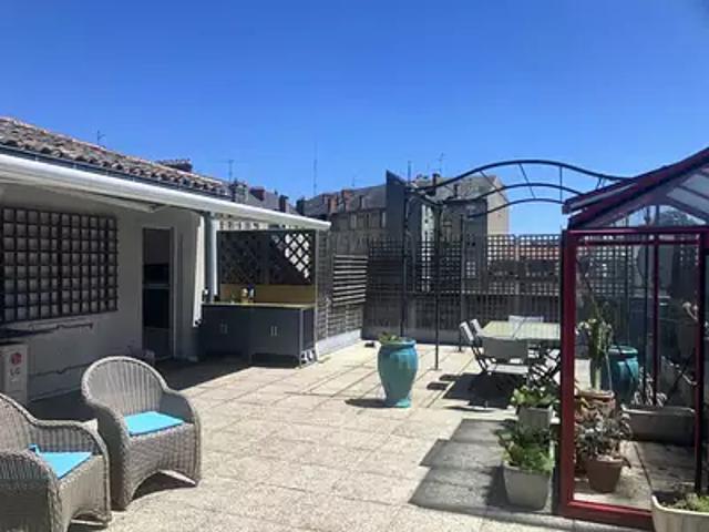Poitiers 86000 Achat / Vente appartement 4 pièces t4 au dernier étage terrasse