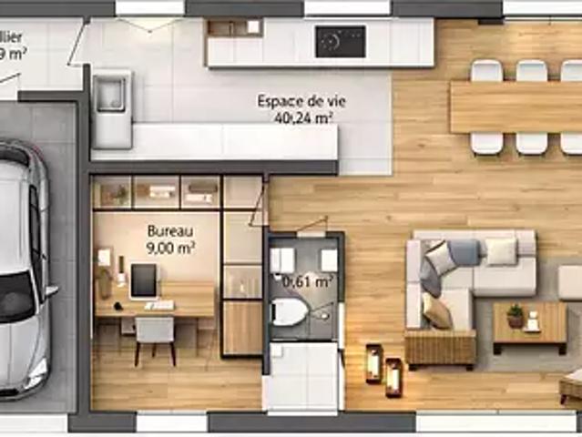 Poincy 77470 Programme neuf maison neuf à vendre 6 pièces
