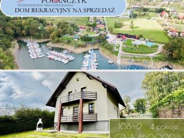 Urokliwy dom rekreacyjny nad Jeziorem Solińskim w Polańczyku