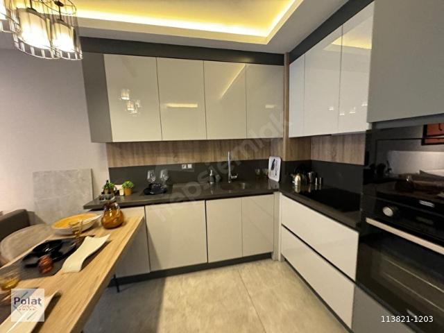 POLAT'tan İpektaş Cadde Sitesinde Ara Kat Sıfır EŞYALI 1+1 Residence