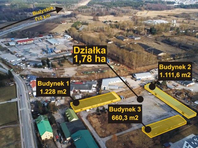 Polecam magazyny 3000 m² z biurami, blisko granic
