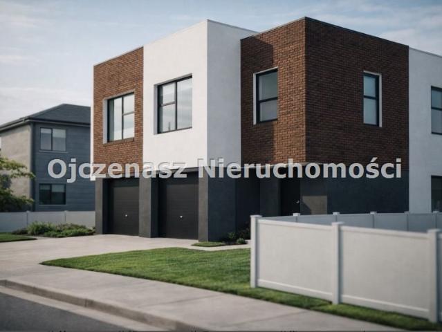 Polecam nowoczesny dom bliźniaczy 150 m² z garażem w Bydgoszczy