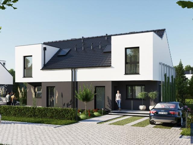 Polecam nowoczesny dom bliźniaczy 88 m² w Wałczu