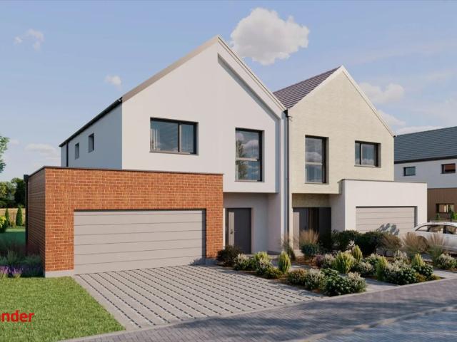 Polecam nowoczesny dom 158 m² z garażem na dużej działce w Leśnicy