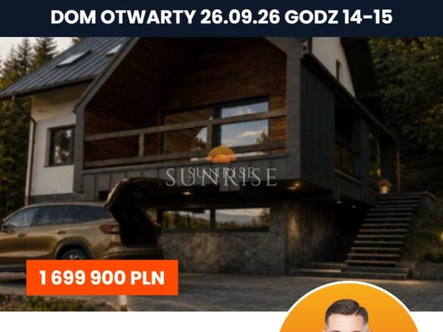 Polecam nowoczesny dom 160 m² z panoramicznym widokiem na góry