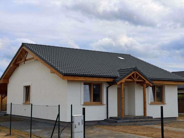 Polecam nowoczesny dom 102 m² z tarasem 18 m² i ogrzewaniem podłogowym
