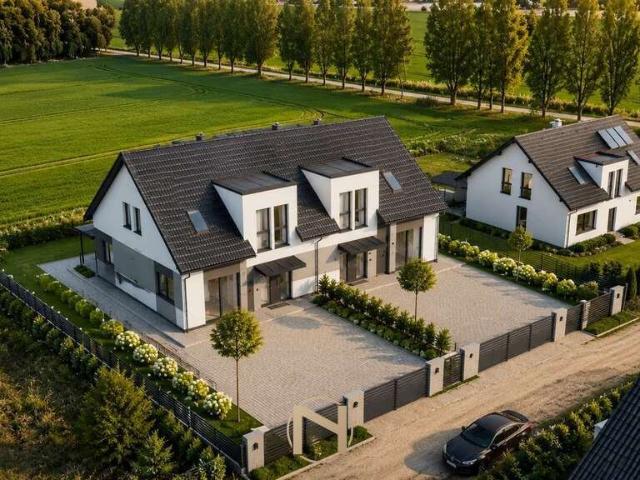 Polecam nowoczesny dom 104,58 m² z dużą działką 550 m² w Łagodzinie
