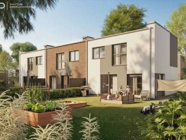 Polecam nowoczesny segment 87,97 m² z ogrodem i garażem