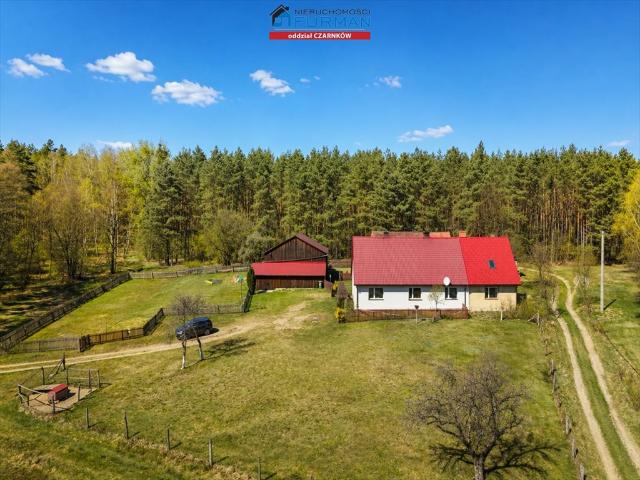 Polecam dom 103 m² z dużą działką 1454 m² w Dzierżążnie Małym