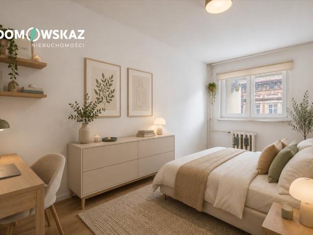 Polecam funkcjonalne 3 pokojowe mieszkanie 44 m² w centrum Chorzowa