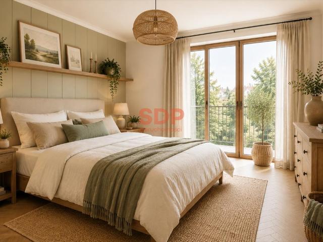 Do sprzedania jasne 2 pokojowe mieszkanie 48,6 m² z balkonem