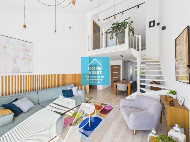 Polecam przestronne 103 m² dwupoziomowe mieszkanie z balkonem