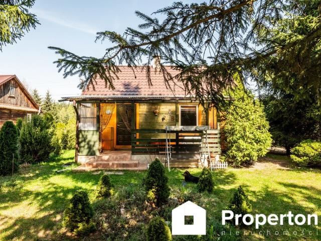 Polecam uroczy domek 35 m² z werandą nad Bugiem