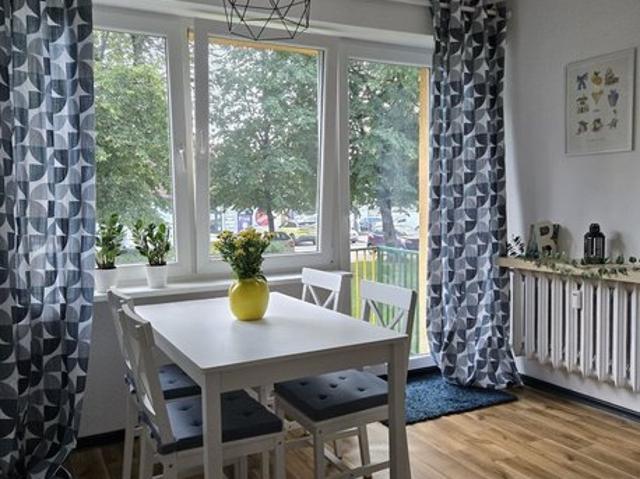 Polecam 3 pokojowe mieszkanie 48 m² z balkonem i ogródkiem