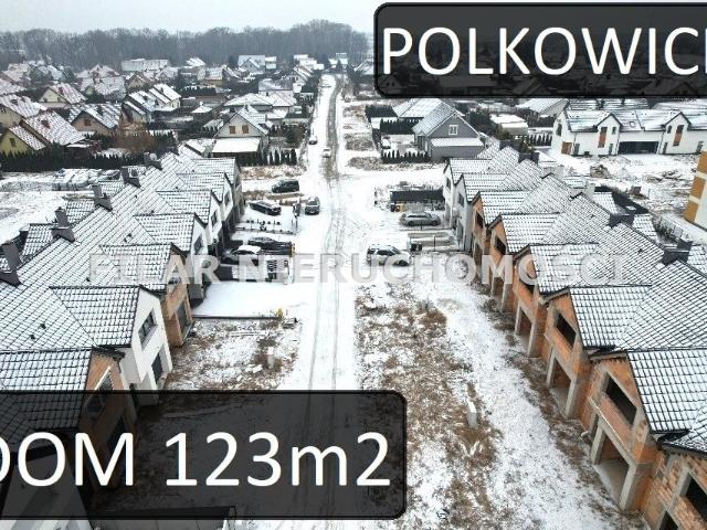 Nowy dom w Polkowicach Dolnych z garażem i tarasem