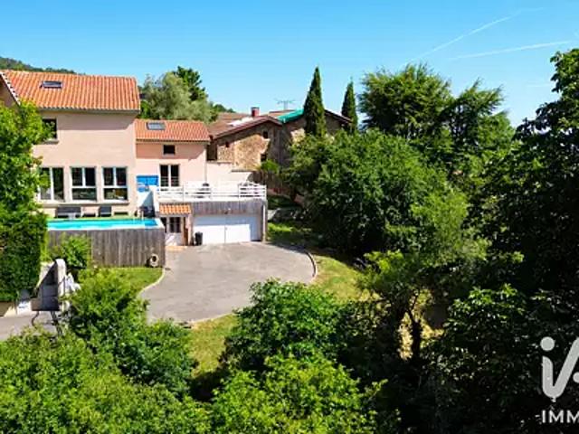 Pollionnay 69290 Achat / Vente maison 8 pièces t8 piscine terrasse