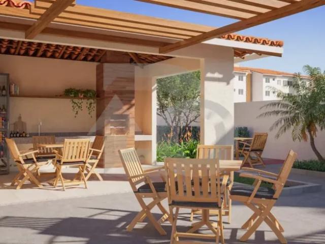 Portal das Cores – Apartamento na Planta de 2/4 com Piso em Cerâmica