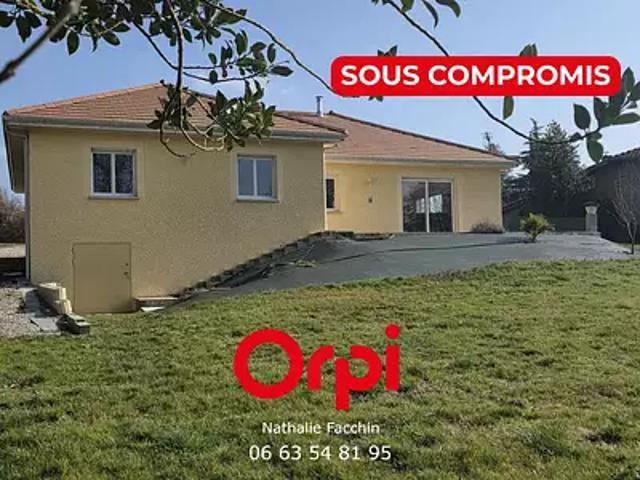 Porte des Bonnevaux 38260 Achat / Vente maison 5 pièces t5 terrasse cave