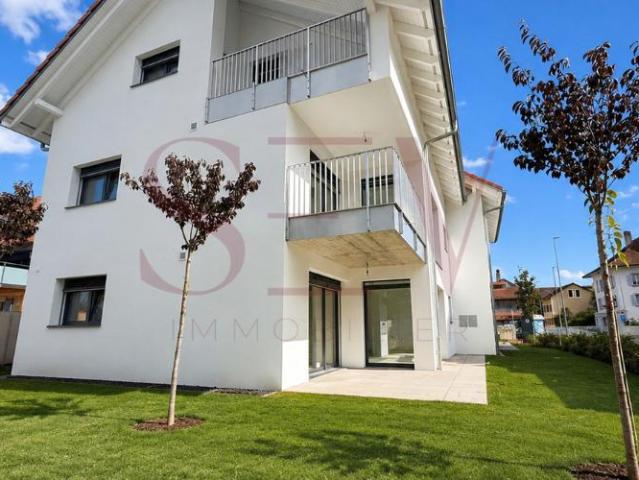 PORTES OUVERTES, Superbe 3.5 pièces neuf avec terrasse & jardin