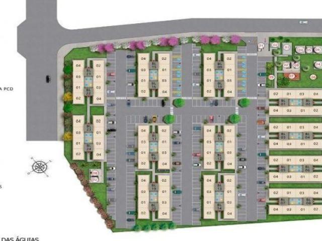 PORTO NOBRE vende apartamento PORTO DAS ÁGUIAS, de 2 dormitórios, com área priva