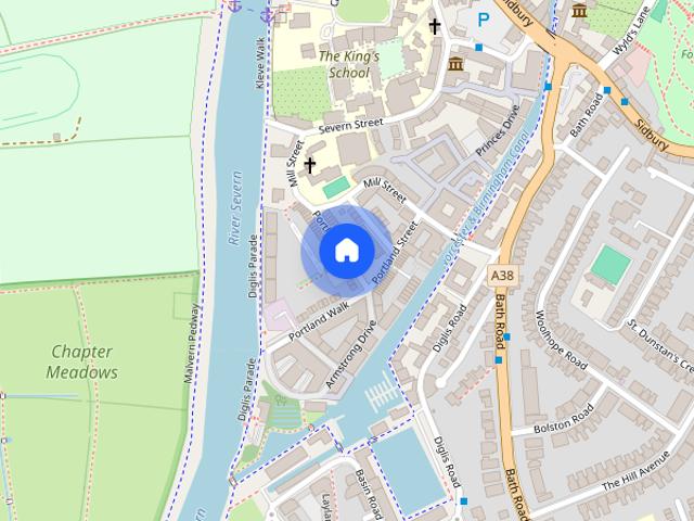 Portland Street, Worcester, Worcestershire, WR1