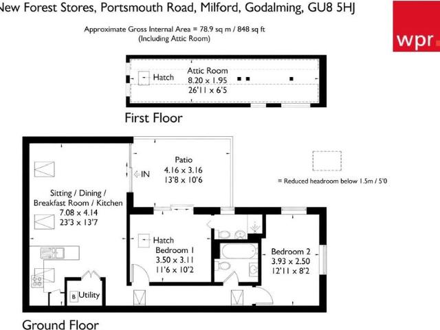 Portsmouth Road, Milford, Godalming. 2 bed bungalow to rent £1,750 pcm £404 pw