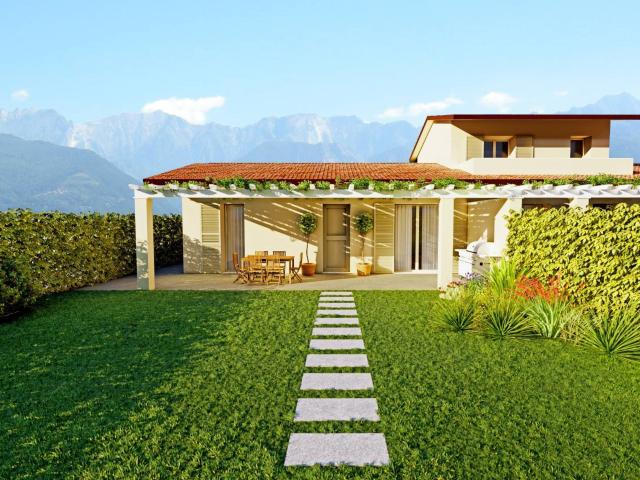Porzione terratetto di villa bifamiliare di nuova costruzion. 120m² Massa