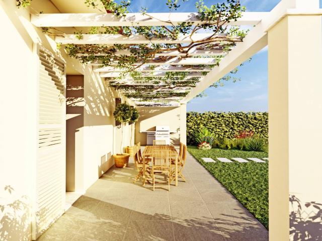 Porzione terratetto di villa bifamiliare di nuova costruzion. 120m² Massa