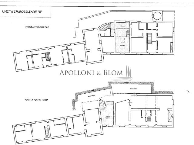 Porzione in pietra con appartamenti e piscina Castellina i. 500m² Castellina in Chianti
