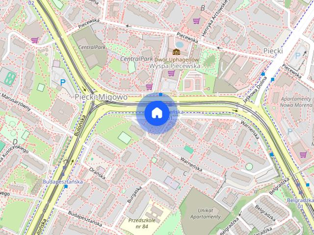 Posiadamy do wynajęcia duże mieszkanie 3 pok. o p
