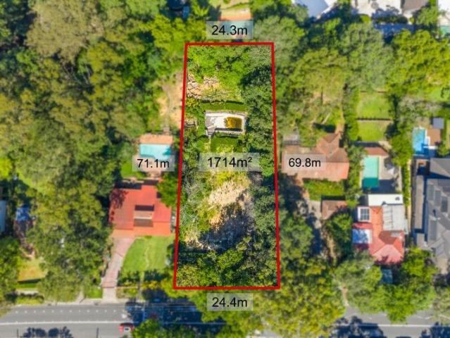 Potential to develop on 1,714sqm in a prime position