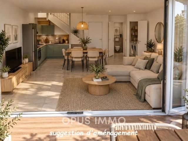 POUSSAN, maison à vendre, 4 pièces, 90 m²