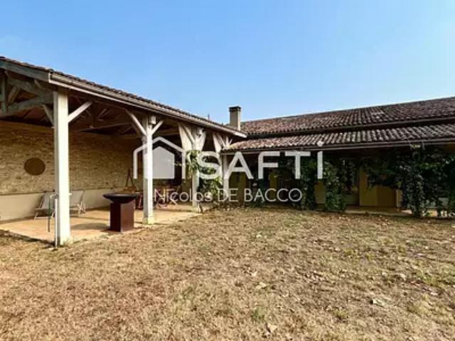Poussignac 47700 Achat / Vente maison 8 pièces t8 piscine terrasse