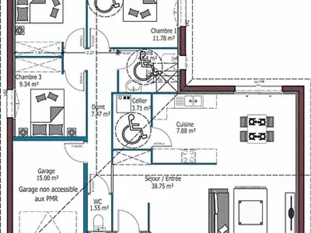 Poussignac 47700 Programme neuf maison neuf à vendre 3 pièces