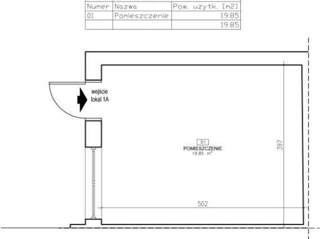Lokal usługowy z wejściem od ulicy 18 m² w Poznaniu
