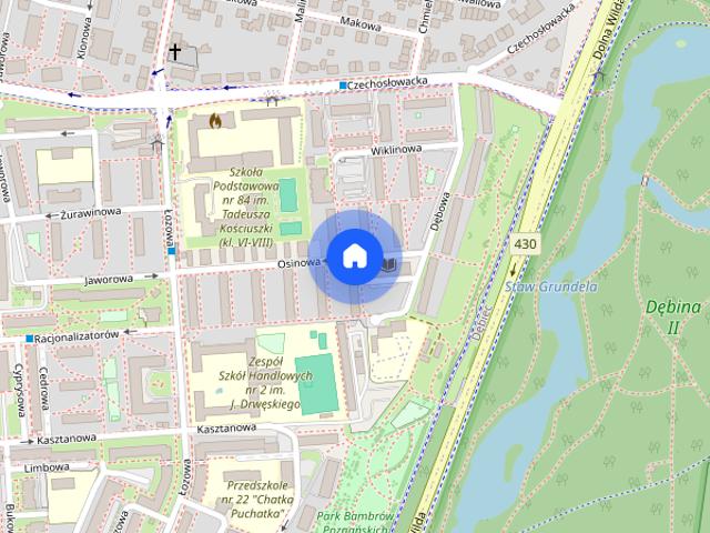 Poznań, Wilda/Dębiec, Osinowa, mieszkanie, do wynajęcia, 1 pokój
