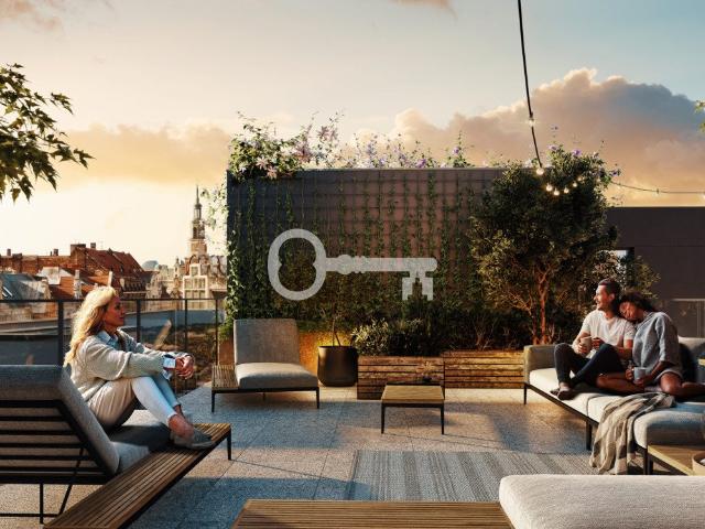 Luksusowy dwupoziomowy penthouse z tarasem i widokiem