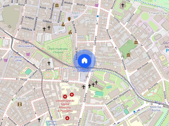 Poznań, Stare Miasto, Bernardyński, mieszkanie, do wynajęcia, 1 pokój