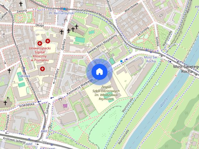 Poznań, Stare Miasto, Kazimierza Wielkiego