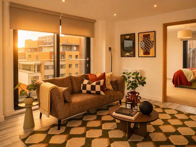 Plot Apartment 23 at The Radiant, The. 2 bed apartment to rent £1,275 pcm £294 pw