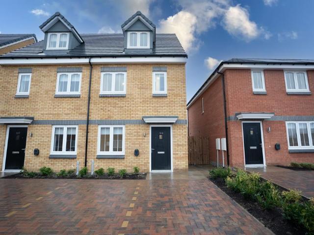 Plot 125, Calderton Portside. 3 bed semi detached house to rent £1,075 pcm £248 pw