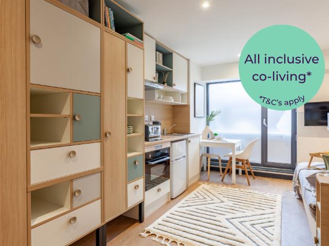 Plot 318, Premium at The Gorge. Studio to rent £1,326 pcm £306 pw